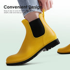DREAM PAIRS Women's Ankle Wellies Chelsea Rain Boot