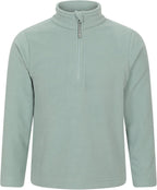 Mountain Warehouse Camber Kids Coral Fleece Top - Lightweight, Quick Drying, Breathable Sweatshirt for Outdoor Activities - Unisex, Suitable for Winter Layering