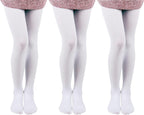 EVERSWE 3-Pack Girls Microfiber Tights Multiple Colors