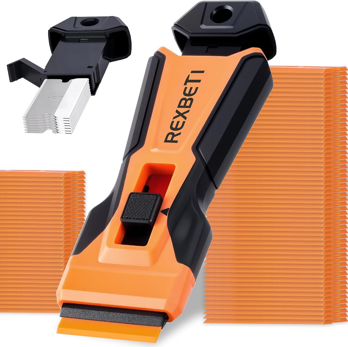 REXBETI Razor Blade Scraper Tool, Paint, Windows, Glass Stovetop Scraper