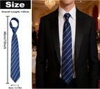 yenlk Men's Classic Necktie, Formal Tie for Weddings, Business and Prom