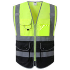JKSafety Safety Vest for Men Women Reflective Hi Vis JK150 Green 3XL