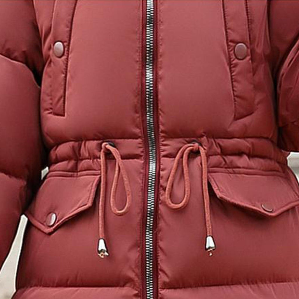 Winter Coats for Women Uk Fleece Jacket Womens Warm Outwear Windproof Plus Size Ladies Trench Coat Baggy Fleece Lined Quilted Puffer Jackets with Hood for Cold Weather