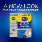 Dr. Scholl's Flight Socks - Clinically Proven Compression Socks for Flight Travel - Help Prevent Swollen Ankles and Deep Vein Thrombosis