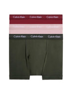 Calvin Klein Men’s 3 Pack Trunks with Logo Waistband