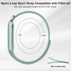 Compatible with Google Fitbit Air Strap Nylon Loop Sport Replacement Band