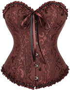 SZIVYSHI Halloween Overbust Corset Top