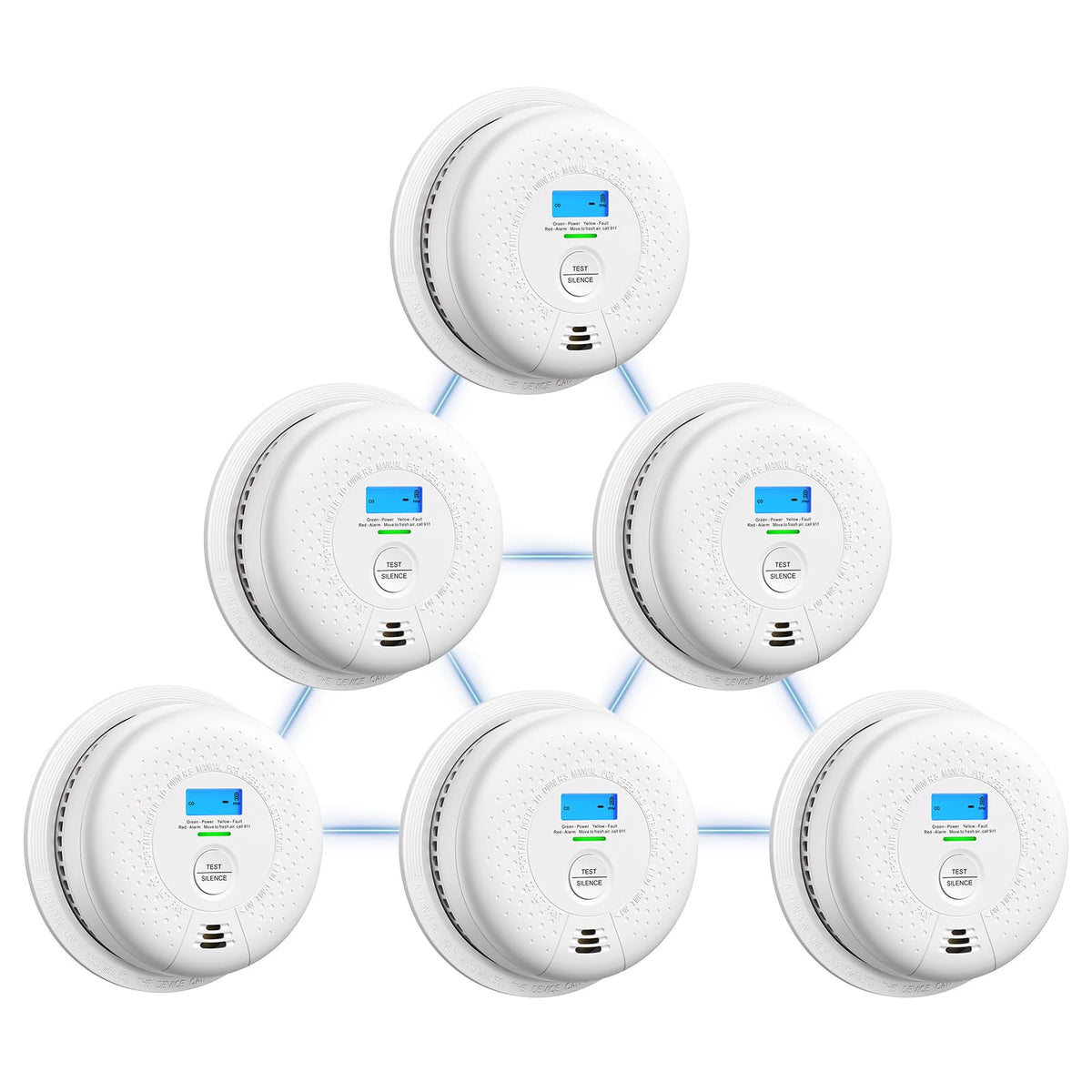 X-Sense Smoke Detector and Carbon Monoxide Detector, SC01, 1-Pack