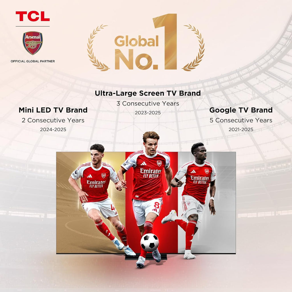TCL 32SF560-UK 32 Inch Full HD QLED HDR Smart TV with Fire TV Press & Ask Alexa, Metallic Bezel-Less Design