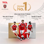 TCL 85T6C-UK 85 Inch QLED 4K HDR TV, Fire TV (Smart TV with Dolby Vision & Atmos, HDR10+, Press & Ask Alexa
