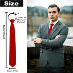 yenlk Men's Classic Necktie, Formal Tie for Weddings, Business and Prom