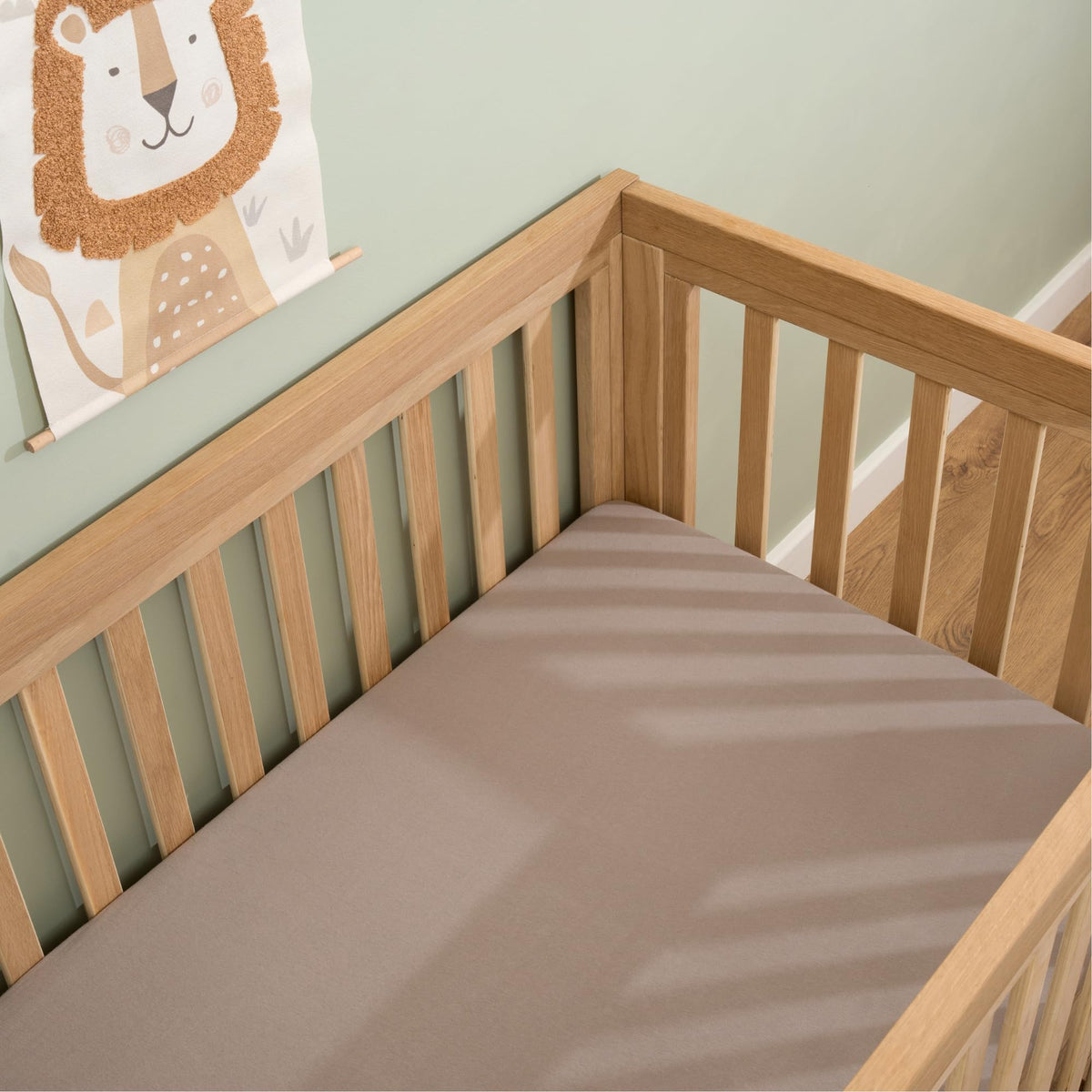 Clair de Lune 2 Pack Fitted Jersey Cotton Cot Sheets 60 x 120 cm (White)