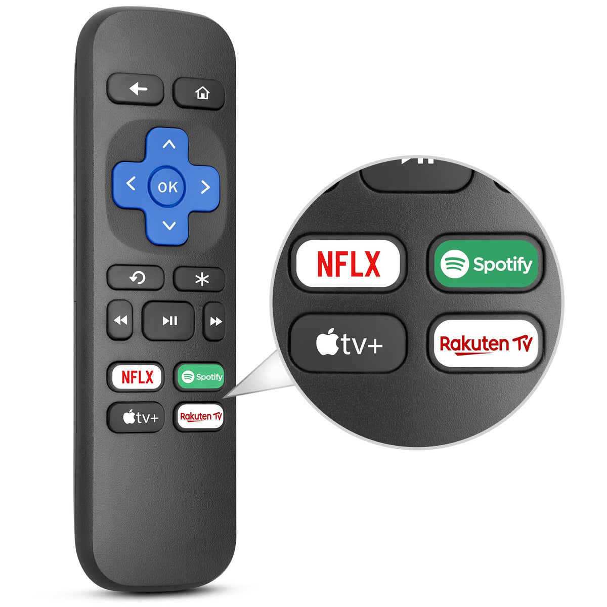 for JVC-TV-Remote-Control, Universal Replacement RM-C3338 for JVC Smart TV
