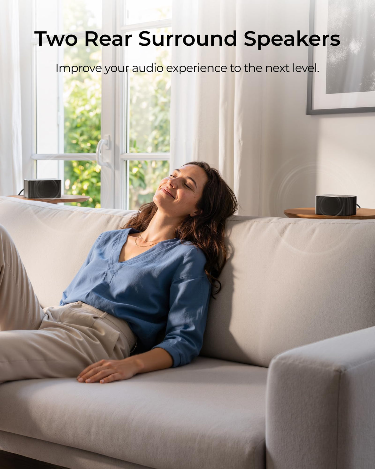 ULTIMEA 2.1ch Soundbar All-in-one, Built-in Subwoofer for TV