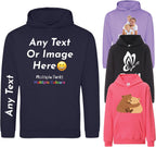Varsany Personalised T Shirts Mens Womens Kids UK - Customised T Shirt with Any Text and Photo, Long-Lasting Printing - Design Your Own Custom T Shirt