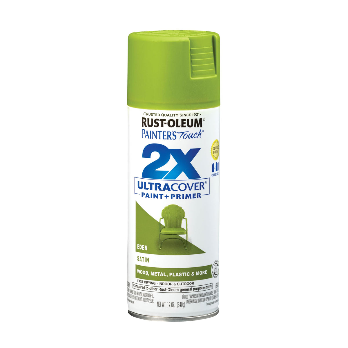 Rust-Oleum 334023-6PK Painter's Touch 2X Ultra Cover Spray Paint, 12 oz, Gloss Almond, 6 Pack