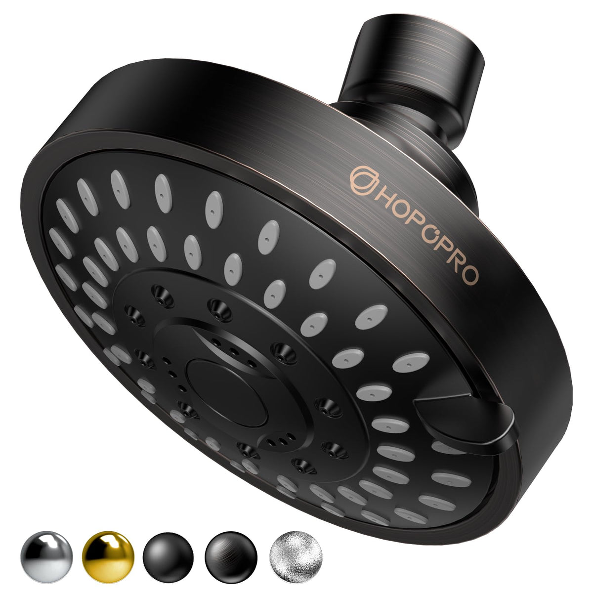 High Pressure Shower Head, HOPOPRO 5-Mode Fixed Showerhead, NBC Recommended