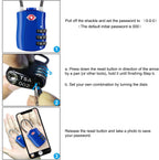 Diyife TSA Approved Luggage Locks with Flexible Steel Cable, Easy to Set up