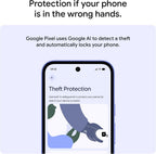 Google Pixel 10a - 7 years of new updates and features, 30+ hours battery, Camera Coach, Gemini Live, Pixel Safe - Obsidian, 128GB