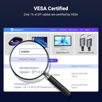 UGREEN DisplayPort Cable 8K@60Hz 3M [VESA Certified] Braided DP 1.4 Display