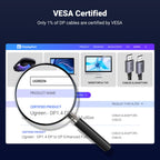 UGREEN DisplayPort Cable 8K@60Hz 3M [VESA Certified] Braided DP 1.4 Display