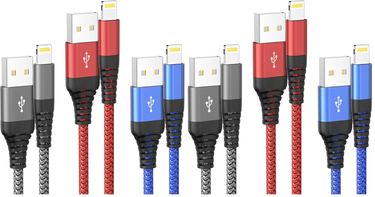 iPhone Charger 3M, 3Pack 10FT Lightning Cable Long iPhone Charger Cable