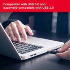 SanDisk Ultra 64GB USB Flash Drive USB 3.0 up to 130MB/s Read - Pack of 3