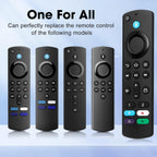 Voice Replacement Remote for Insignia TV/Fir‘eStick/Cube, AMZ Serie Stick(HD, 4K, 4K Max, Lite), Remote with Fir’eSearch, Easy Pairing for Insignia, Hisense, TCL, 3rd Gen Smart TVs