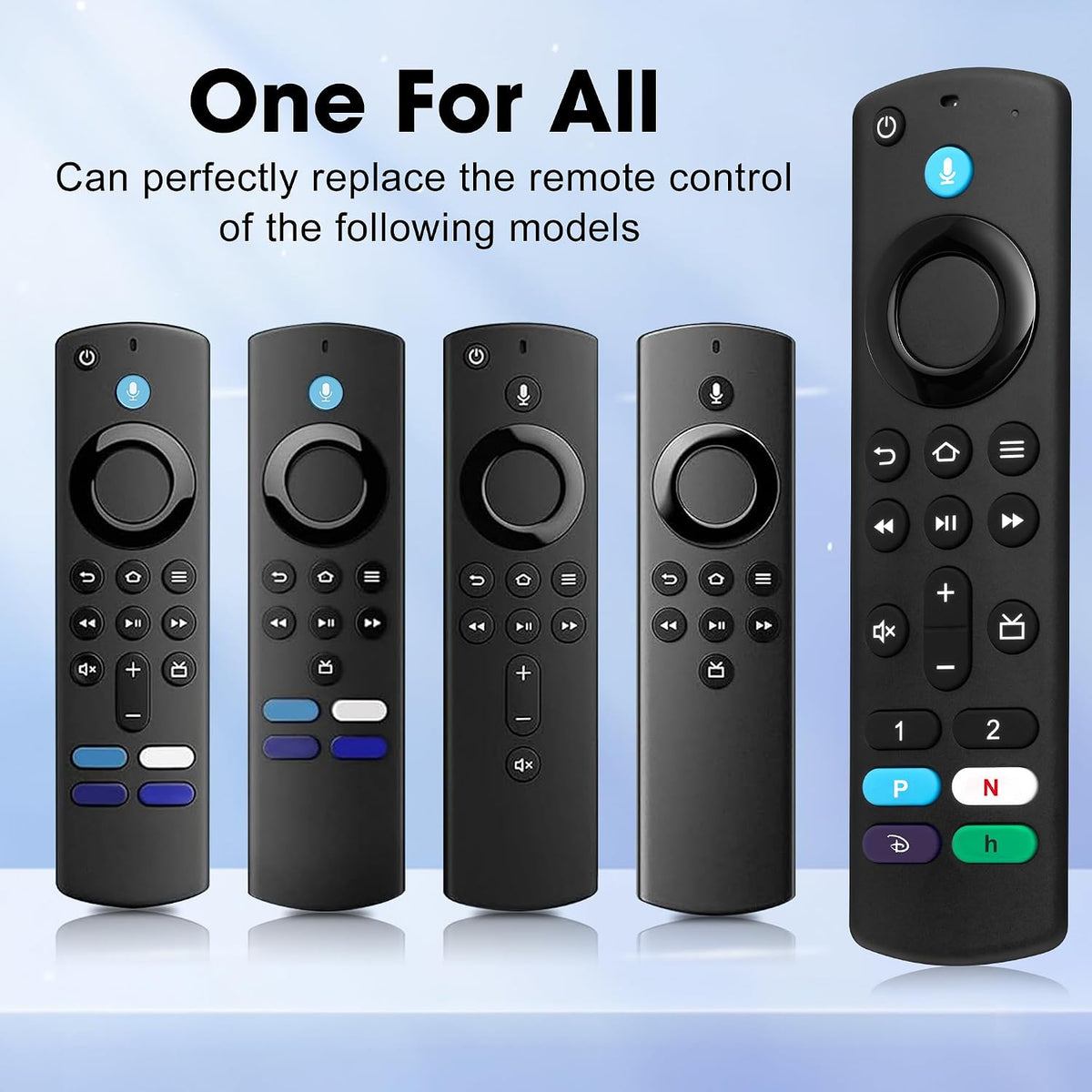 Voice Replacement Remote for Insignia TV/Fir‘eStick/Cube, AMZ Serie Stick(HD, 4K, 4K Max, Lite), Remote with Fir’eSearch, Easy Pairing for Insignia, Hisense, TCL, 3rd Gen Smart TVs