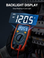AstroAI Digital Multimeter 2000 Counts with Backlit LCD for DIY Home, Blue