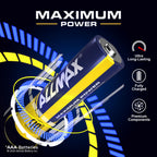 Allmax AAA (LR03) Maximum Power Alkaline Batteries (100 Count) – 1.5V