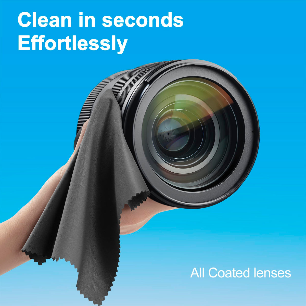 Japanese-Style Premium Microfiber Glasses Cleaning Cloth Streak & Scratch-Free Lens Cleaning Cloth – Safe for Eyeglasses, Sunglasses, Glasses Cleaner, Lens Wipes, iPhone & Screens (6 Pack)
