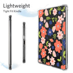 CoBak Clear Case for 6" Kindle 11th Generation 2024 and 2022 - Ultra-Slim Soft TPU Transparent Cover with Hand Strap, Lightweight & Durable Protection, Rose Gold