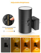 L LOHAS LED Night Light Plug in, Night Lights Plug into Wall, Soft White