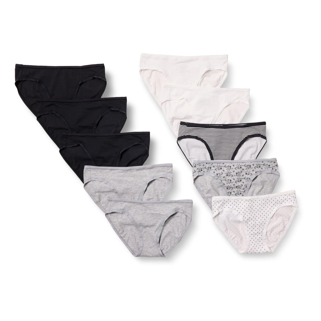 Amazon Essentials Women's Cotton Bikini Brief Underwear (Available in Plus Size)