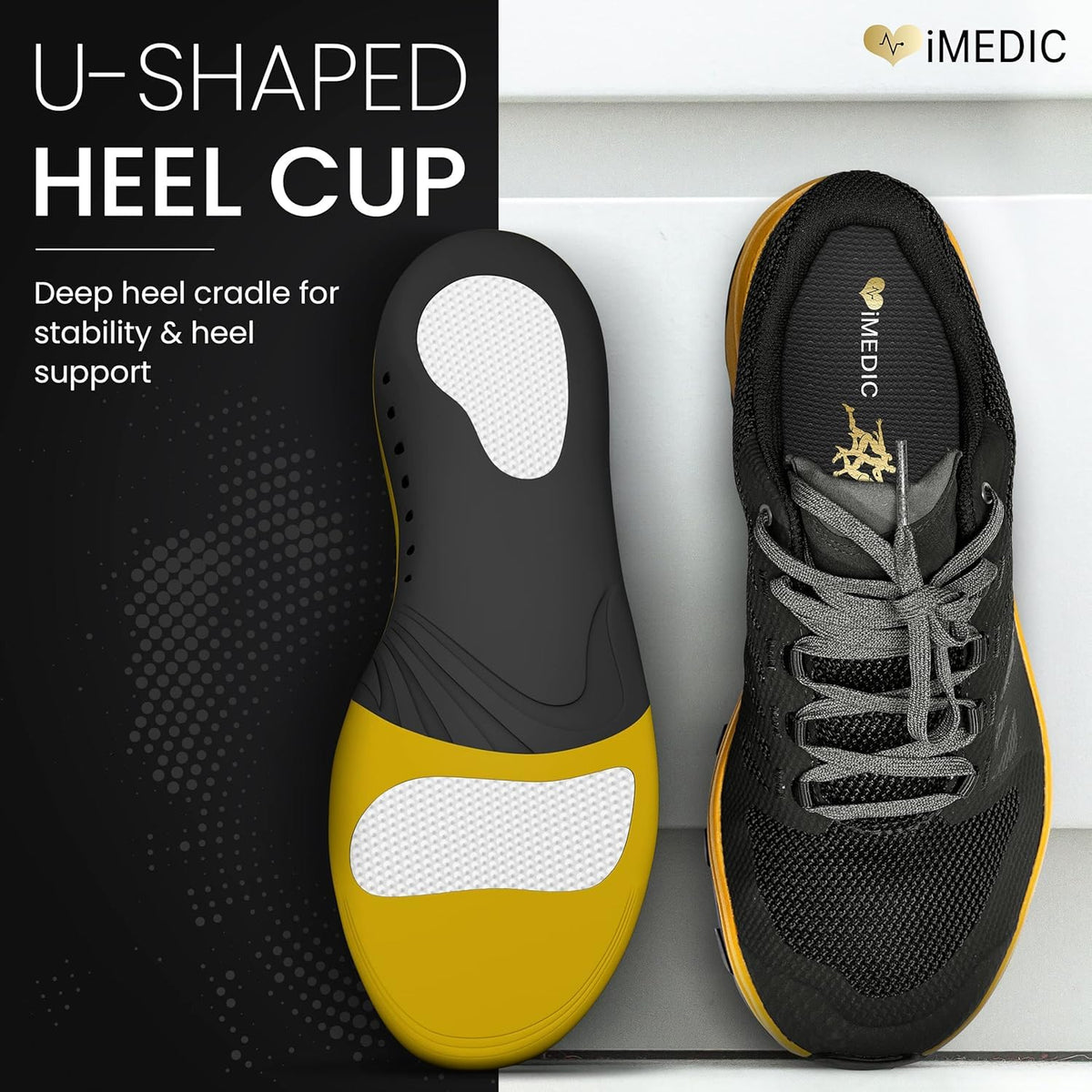 iMedic Orthotic Insoles for Plantar Fasciitis, Size XS UK 4-5.5
