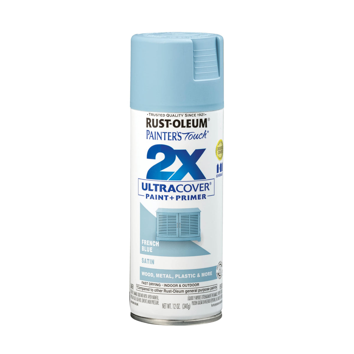 Rust-Oleum 334023-6PK Painter's Touch 2X Ultra Cover Spray Paint, 12 oz, Gloss Almond, 6 Pack