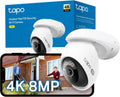 Tapo TC46 4K 8MP Pan/Tilt Outdoor Security Camera CCTV Camera