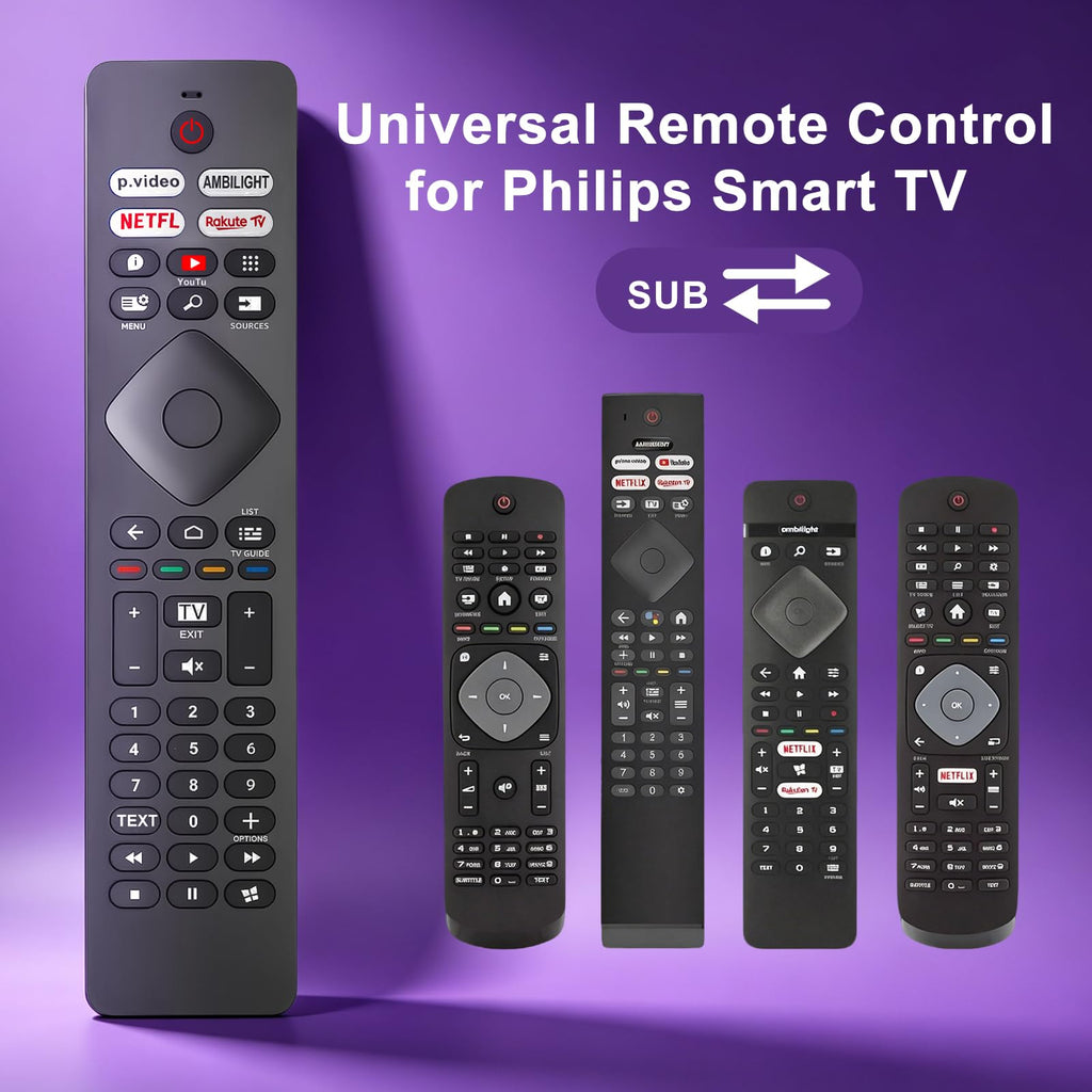 Replacement TCL TV Remote Control RC802N for TCL Android & LCD LED 4K Smart TVs: 32DS520, 40S6000FS, 49S6000FS, 49DP600, F43S5916, 50DP600, H32S5916, U49P6016, U55P6006 – No Setup Required