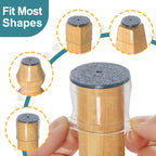 Ansible 24 Pcs Chair Leg Floor Protectors Round
