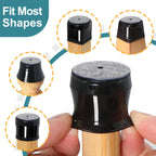 Ansible 24 Pcs Chair Leg Floor Protectors Round