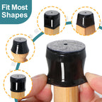 Ansible 24 Pcs Chair Leg Floor Protectors Round