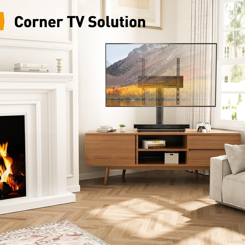 PERLEGEAR Universal Swivel TV Stand for 24-60 inch TVs up to 45kg