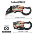 FUNBRO Small Pocket Knife, Cool Box Cutter with 1.34 Inch Sharp Blade
