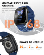 Smart Watch for Men Women- Answer/Make Call, 2026 IP68 Waterproof Fitness Tracker Watch with Sleep Step Counter Activity Smartwatch for Samsung Android iPhone iOS (Deep Burgundy, 1.83)