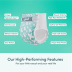 Rascals Premium Nappies Size 3, 296 Count, Feather-Soft