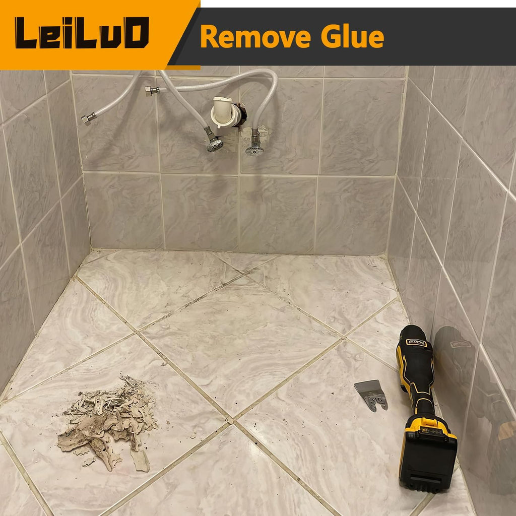 LEILUO 32Pcs Oscillating Tool Blades Wood Metal Multitool Blades Set