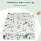 Next to Me Crib Sheets 83x50 cm Fitted 2 Pack Bedside Crib Sheets