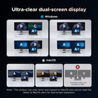 UGREEN Laptop Docking Station Dual Monitor, Dual 4K@60Hz 7-in-1 USB C Hub