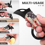 FUNBRO Small Pocket Knife, Cool Box Cutter with 1.34 Inch Sharp Blade